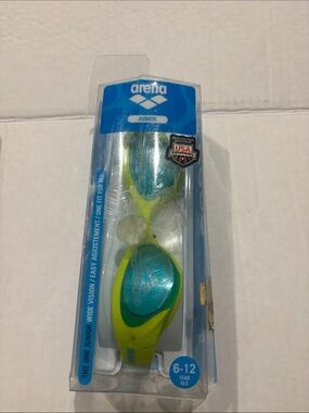 Arena  Junior Swim Goggles in Blue & Yellow